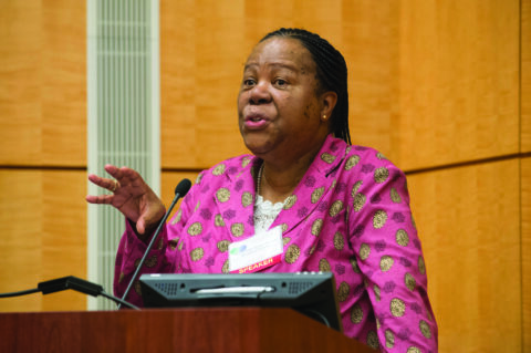 Grace Naledi Mandisa Pandor, minister of science and technology, South Africa. Credit: Cable Risdon/NAS