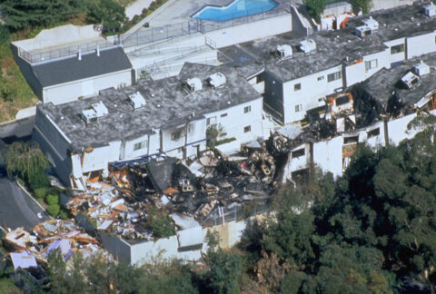 Destruction from the 17 January 1994 Northridge Earthquake damaged more than 100,000 resi-dential and commercial structures. Credit: FEMA