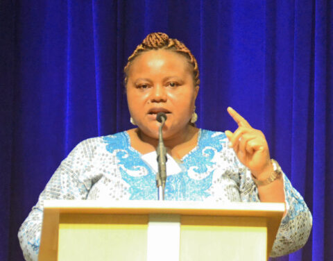 Faith Nwadishi, national coordinator in Nigeria for the nonprofit Publish What You Pay. Credit: Randy Showstack