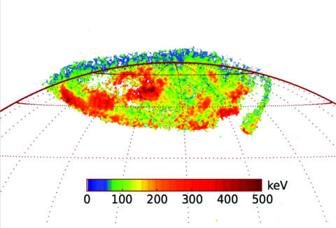 Electron energy map could provide insight into why Jupiter’s upper atmosphere is so hot. Credit: Gerard, et al.