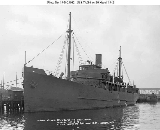USS Muskeget, 30 March 1942. Credit: U.S. Navy