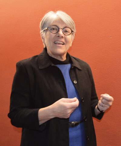 Barbara Ryan, secretariat director of the intergovernmental Group on Earth Observations, spoke at the AGU’s Fall Meeting in San Francisco earlier this month. Credit: Randy Showstack