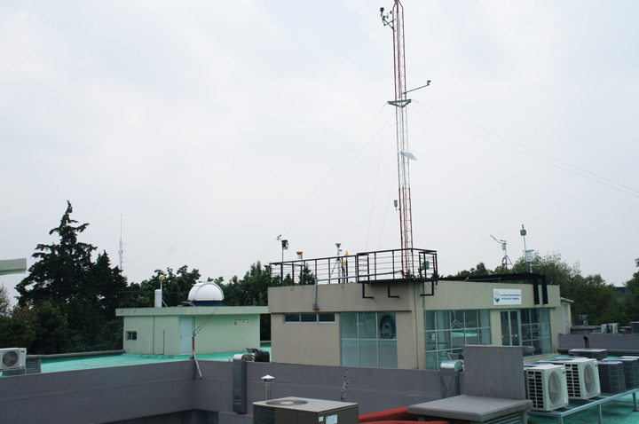 The University Network of Atmospheric Observatories, including this one at the Mexico City campus, is a project of the National Autonomous University of Mexico’s Atmospheric Sciences Center.