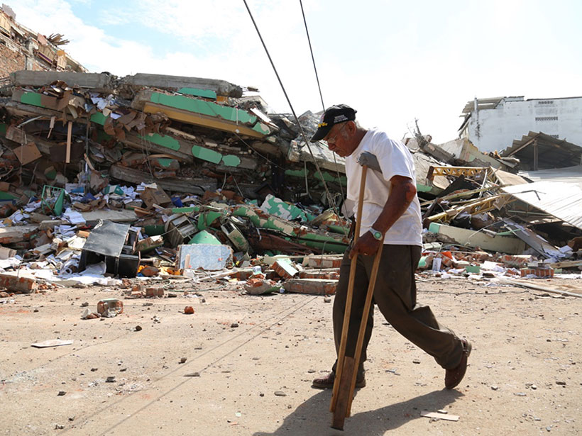 Portoviejo, Ecuador, was one of the hardest-hit cities from Saturday’s 7.8 magnitude earthquake.