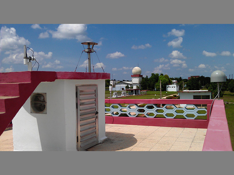 The Grupo de Óptica Atmosférica de Camagüey instruments at Camagüey Meteorological Centre in Camagüey, Cuba.