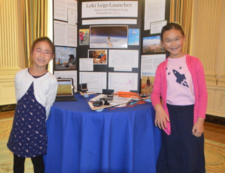 Loki Lego Launcher project at White House Science Fair.