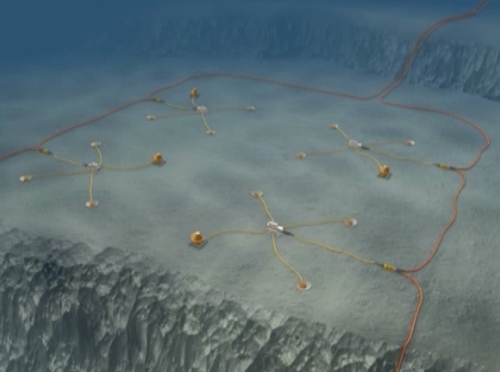 DONET stations are deployed around nodes.