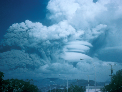 The 15 June 1991 eruption of Mount Pinatubo.