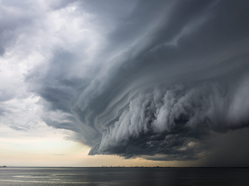 In this image of a supercell storm, the enormous atmospheric variability across scales can be seen with the naked eye.
