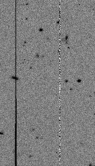 Images of 2015 RR245, which show how the dwarf planet moved over the course of 3 hours.