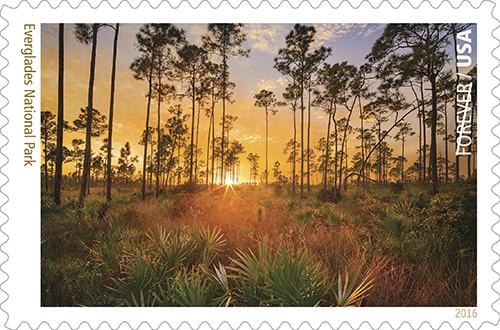 Everglades National Park postage stamp.