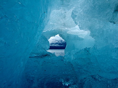 Ice cave, Glacier Bay National Park and Preserve