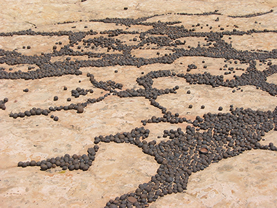 Iron concretions from Utah’s red rock desert
