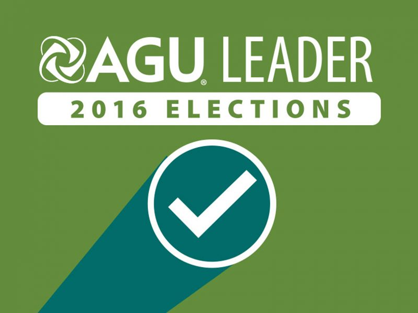 2016 AGU elections logo