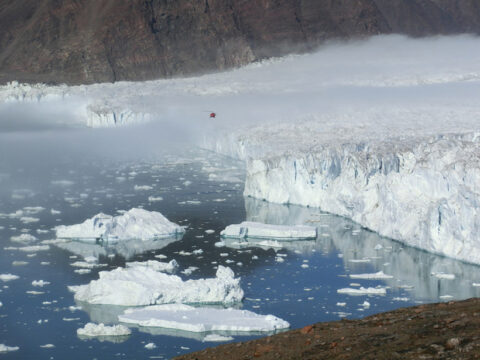 Bowdoin Glacier, northwest Greenland (July 2015). Credit: Evgeny Podolskiy
