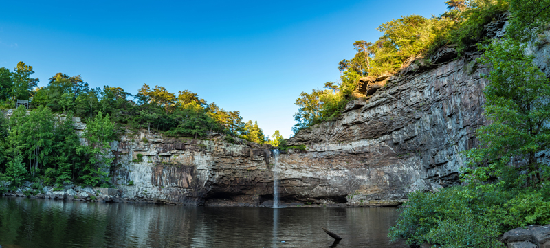 DeSoto Falls in DeSoto State Park, Alabama.