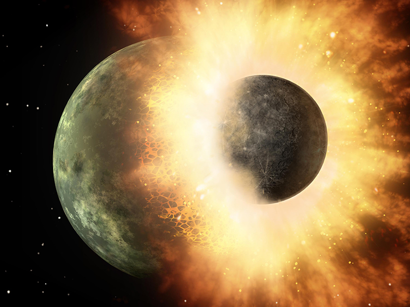 Improving the equation of state for silica can provide insight into the big impacts that shaped the solar system.