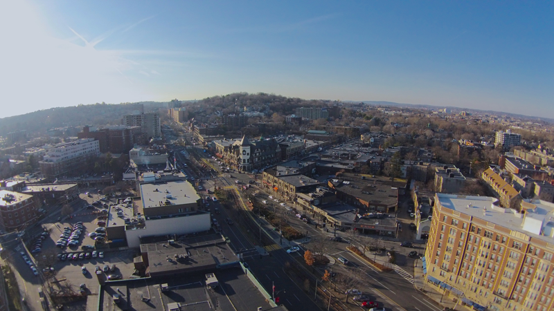Brookline, Mass., from above.