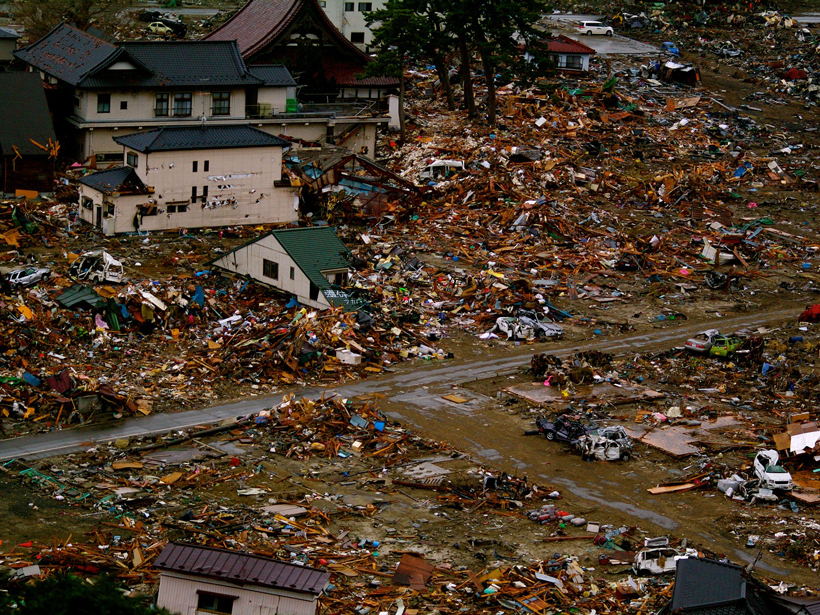 tsunami damage