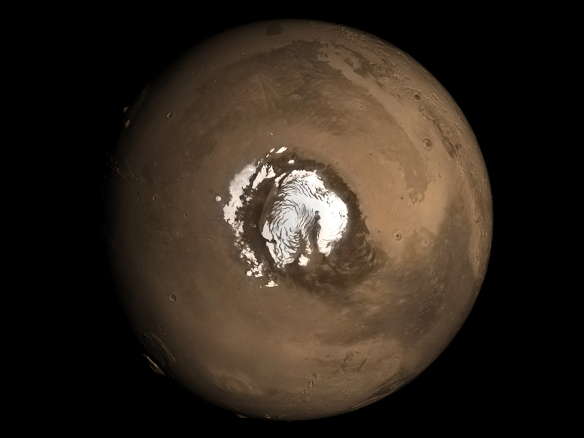 How Mars Got Its Layered North Polar Cap - Eos