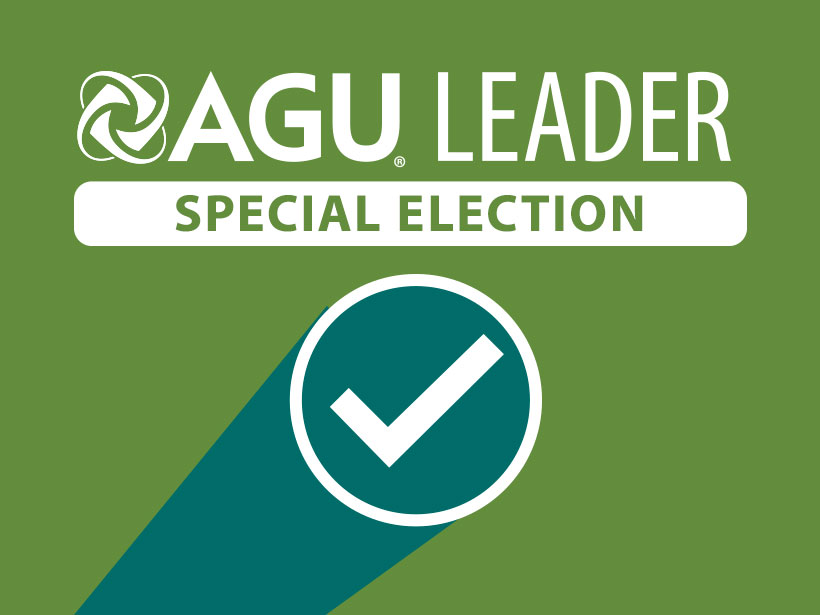 AGU special election logo