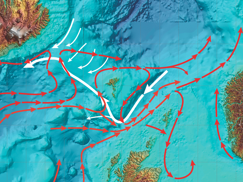 The Iceland–Faroe–Scotland Ridge and its role in the meridional overturning circulation.
