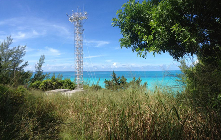 COS emission measurements are made at facilities such as the atmospheric observatory at Tudor Hill, Bermuda.