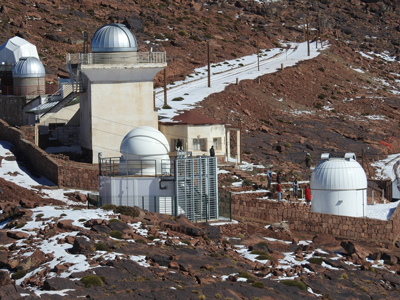 Morocco’s Astronomical Observatory of Cadi Ayyad University, nestled in the Atlas Mountains.