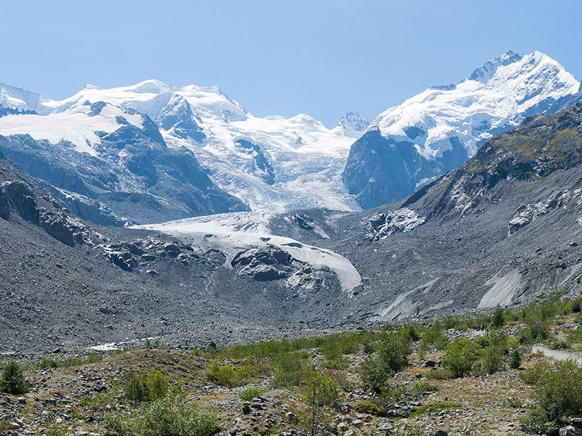 Plan to regrow receding Swiss glacier by blowing artificial snow