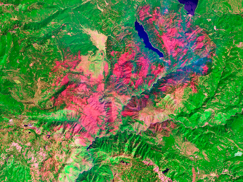 Researchers examine the carbon footprint a wildfire leaves behind