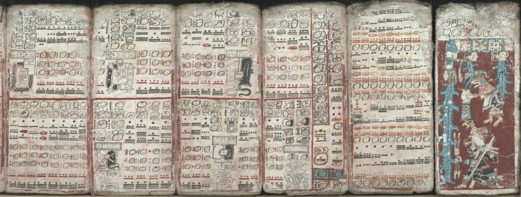 The oldest surviving Maya codex, the Dresden Codex