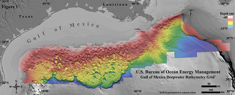 High resolution Gulf map