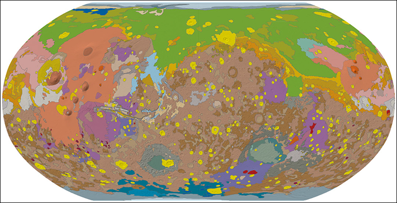 Geologic map of Mars