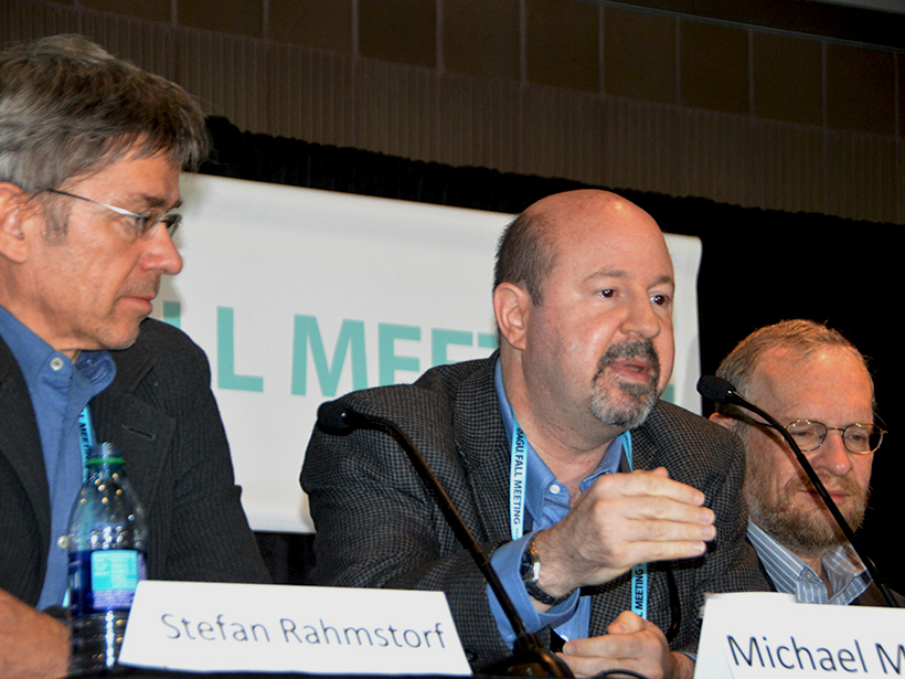 Panelists discuss climate solutions at 2017 AGU Fall Meeting.