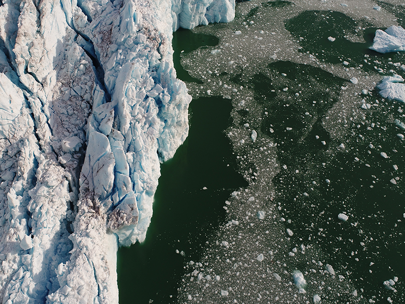 Glacier front