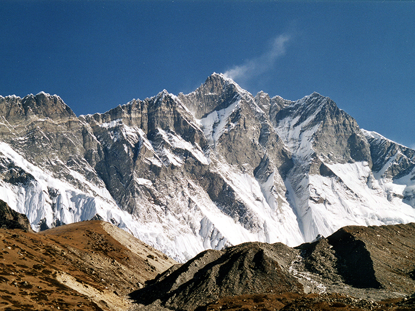 Lhotse mountain in the Himalayas