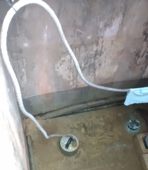 Flooded seismic station