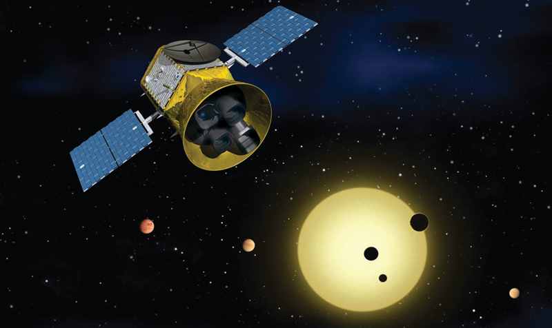 Artist concept of PLATO satellite