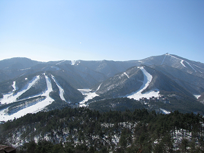 Yongpyong ski resort for 2018 Winter Olympics