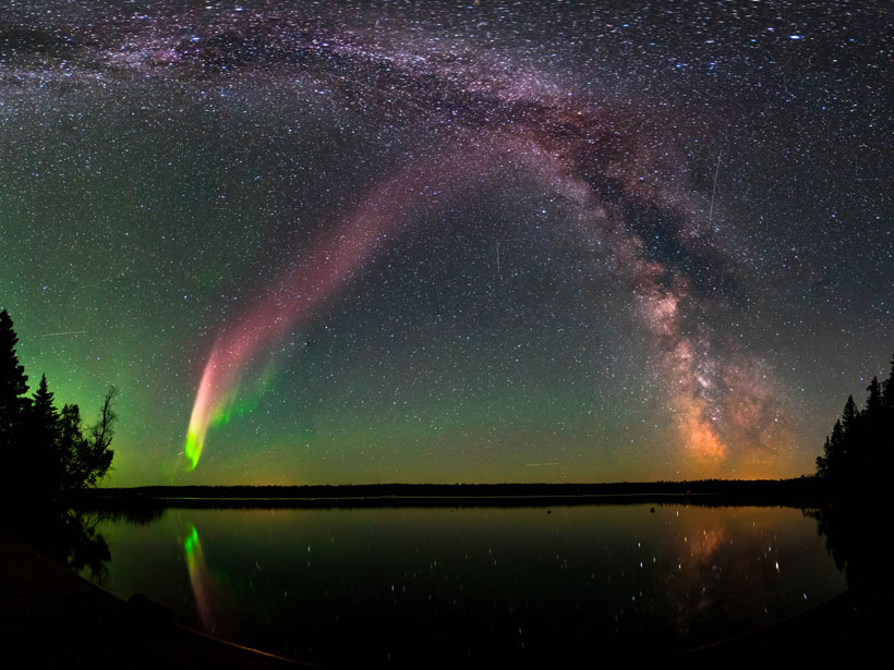Aurora in Manitoba, Canada