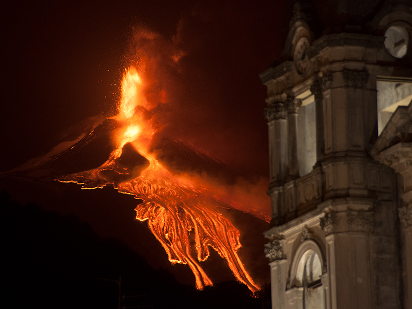 Radon Tells Unexpected Tales Of Mount Etna S Unrest Eos