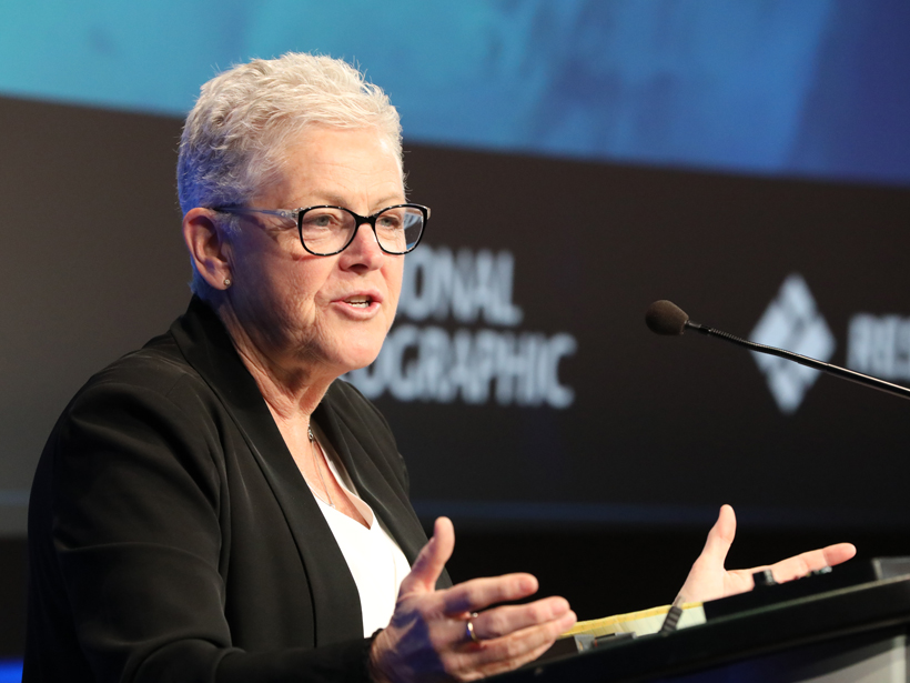Former EPA administrator Gina McCarthy at an event in Washington, D. C.