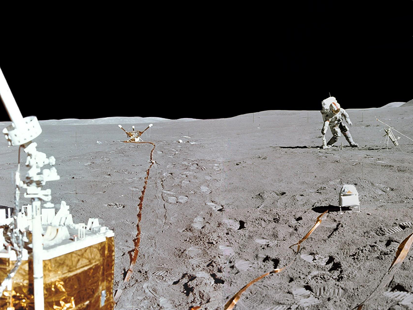 Recently restored data suggest that astronaut disturbances to the lunar surface resulted in observed subsurface warming.