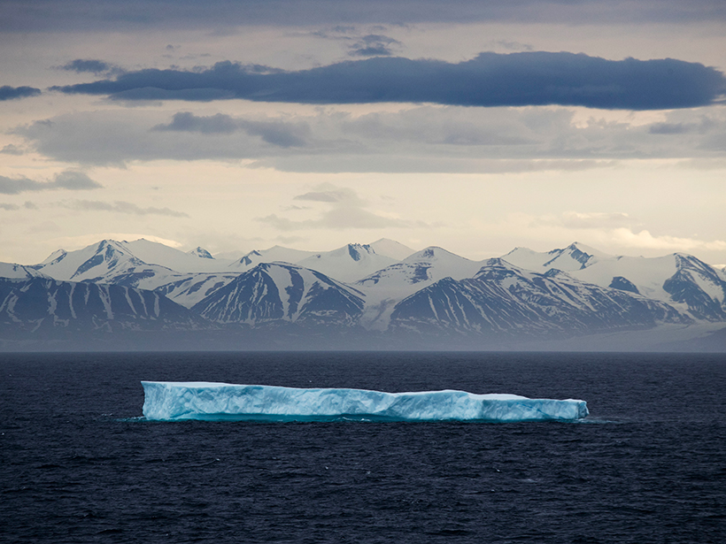 Iceberg near Bylot Island in Canadian Arctic