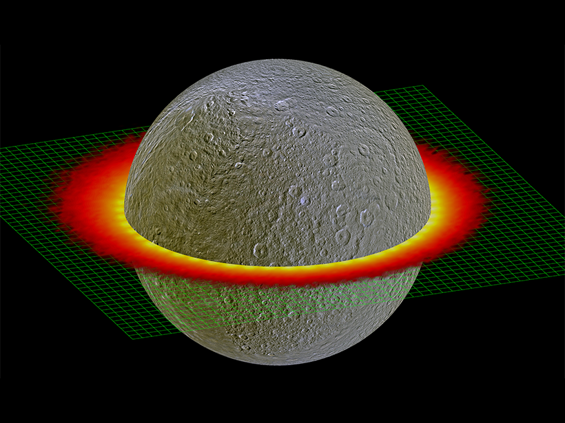 A new model based on decades of experimental results simulates ice dissociation on celestial bodies