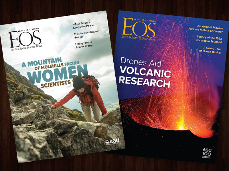 Two award-winning Eos covers.