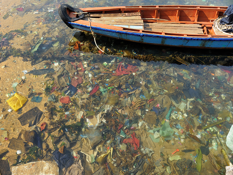 The Ocean Plastics Lab, currently in Washington, D.C., is bringing attention to a global pollution problem.