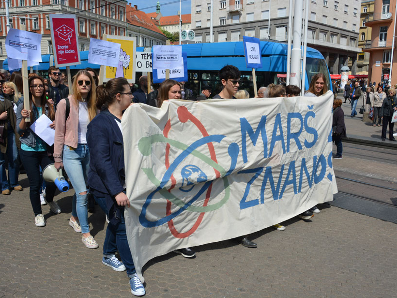 2017 March for Science in Zagreb, Croatia