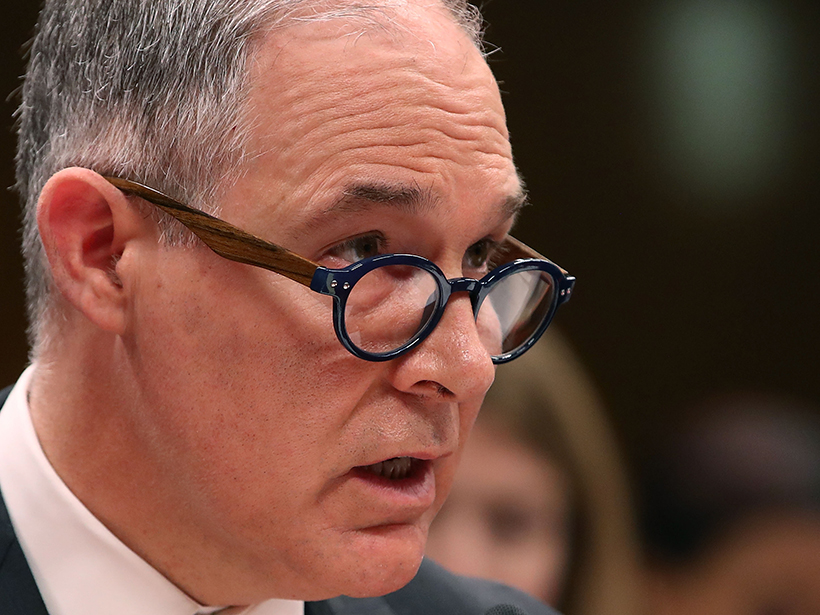 Former EPA administrator Scott Pruitt