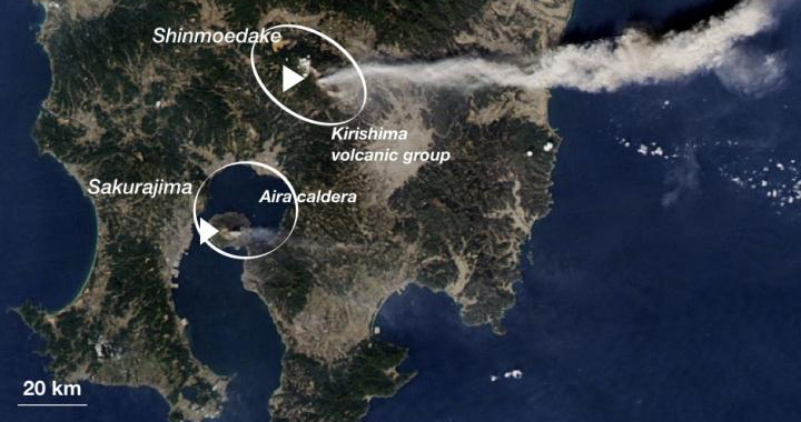 Two Active Volcanoes in Japan May Share a Magma Source - Eos